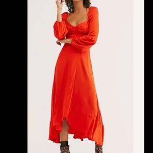 Free People “this is love” midi dress